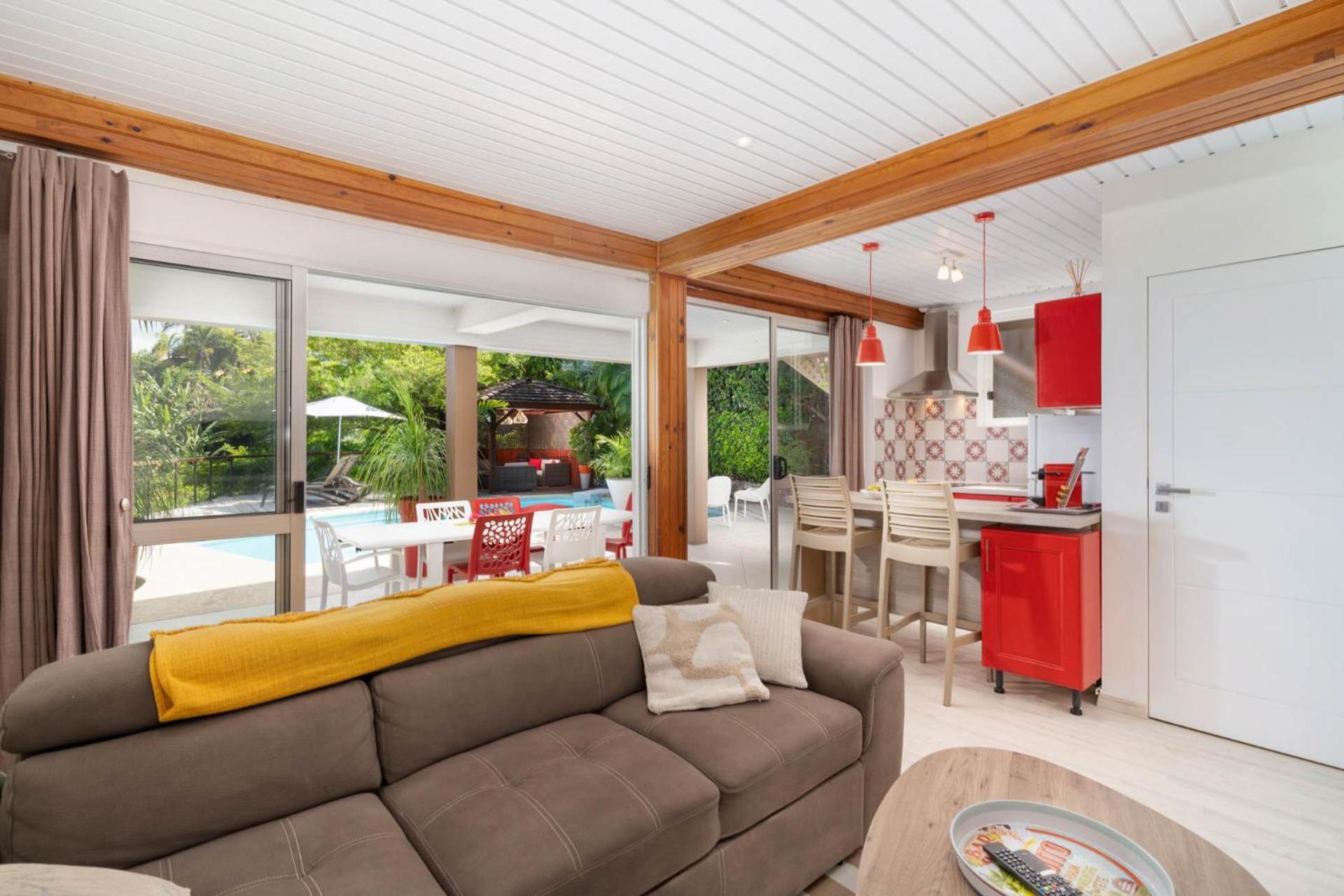 Villa Lodge - Bas De Villa Avec Piscine Et Vue Ocean Et Moorea Punaauia  Exterior foto