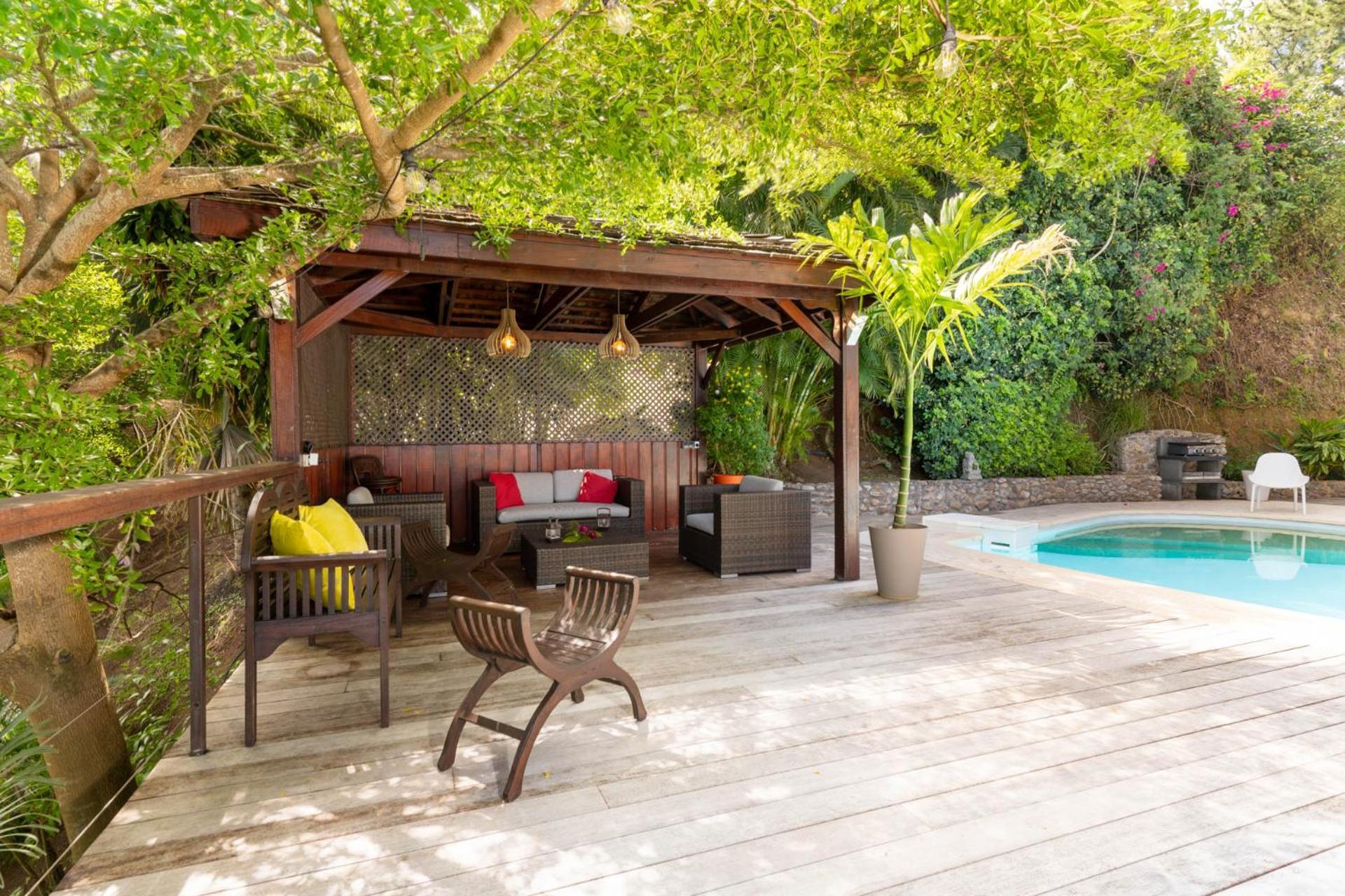 Villa Lodge - Bas De Villa Avec Piscine Et Vue Ocean Et Moorea Punaauia  Exterior foto